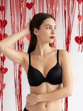 AERIE Emma Black Bra